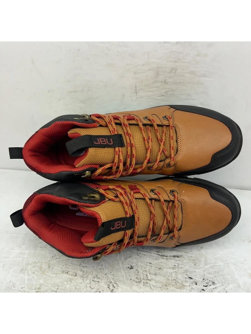 JSport by Jambu Men’s Mid-Cut Denali Waterproof Hiking Boots Brown/Black Size 8M